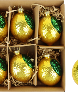 1110 DÉCO EN VERRE « LEMON » 6P